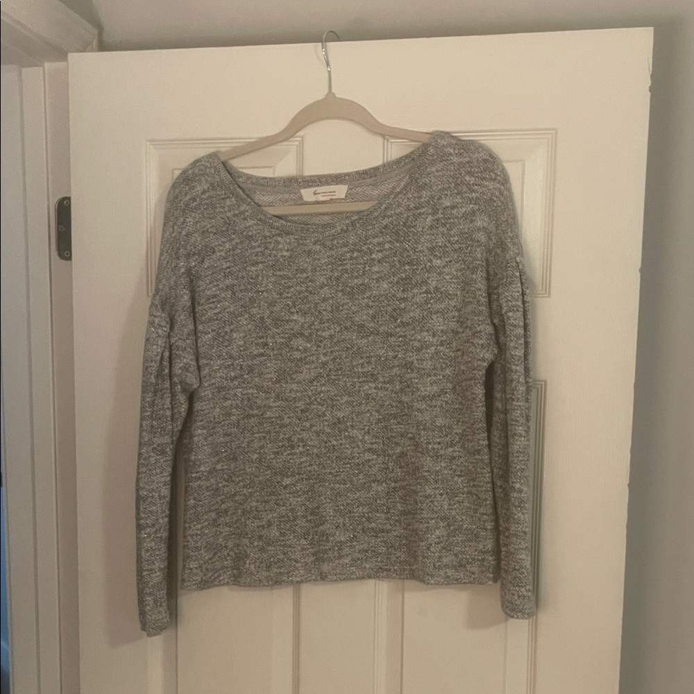 Vince Camuto Gray Knit Sweater Top